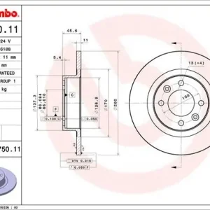 TARCZA HAMULCOWA TYL Wyprzedaż