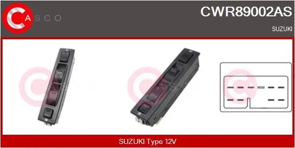 Oferta PRZELACZNIK PODNOSNIKA SZYBY L/P 9PIN