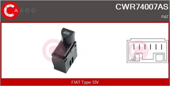 PRZELACZNIK PODNOSNIKA SZYBY L/P 6PIN Cena promocyjna