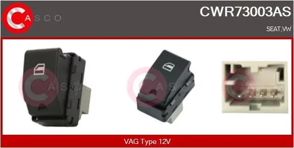 PRZELACZNIK PODNOSNIKA SZYBY L/P 4PIN Bestseller