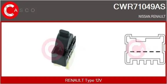 PRZELACZNIK PODNOSNIKA SZYBY L/P 5PIN Do wyczerpania zapasów