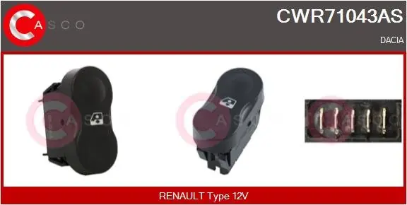 Nowy PRZELACZNIK PODNOSNIKA SZYBY PL 5PIN