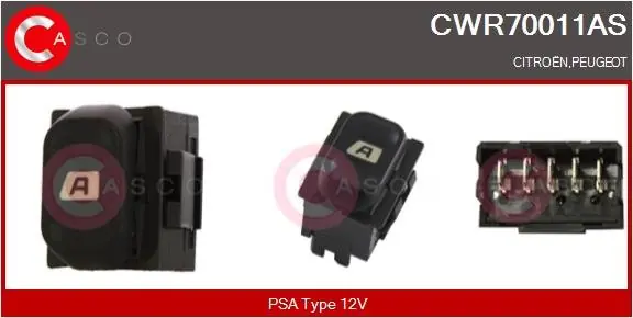 PRZELACZNIK PODNOSNIKA SZYBY L/P 5PIN Hit cenowy