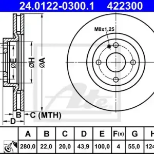 TARCZA HAM.PRZOD MAZDA MX-5 IV 15- Zamów dziś